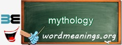 WordMeaning blackboard for mythology